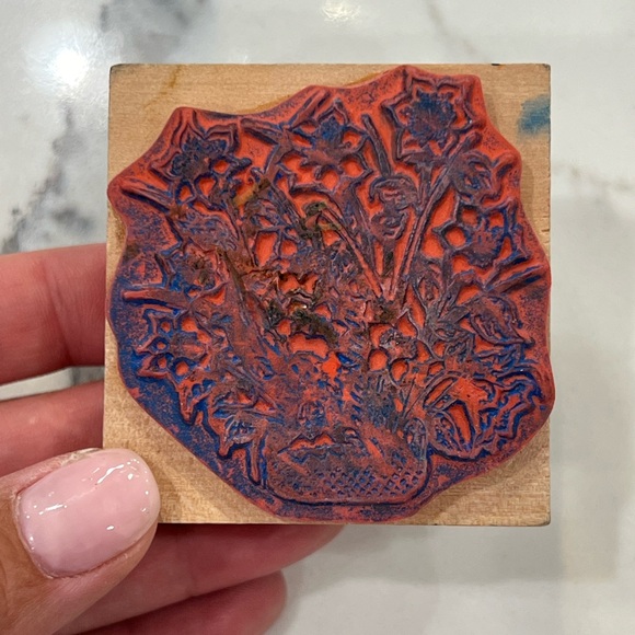 RUBBER STAMPS LOT OF 3: ‘Florals 2’ Stamps Bundle from Sky Kids Inc. 1997 & 1998 - Picture 7 of 8